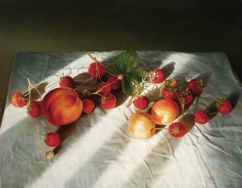 Strawberries and Peaches