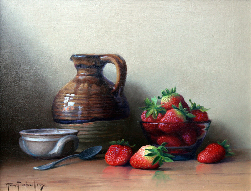 Strawberries and Pitcher