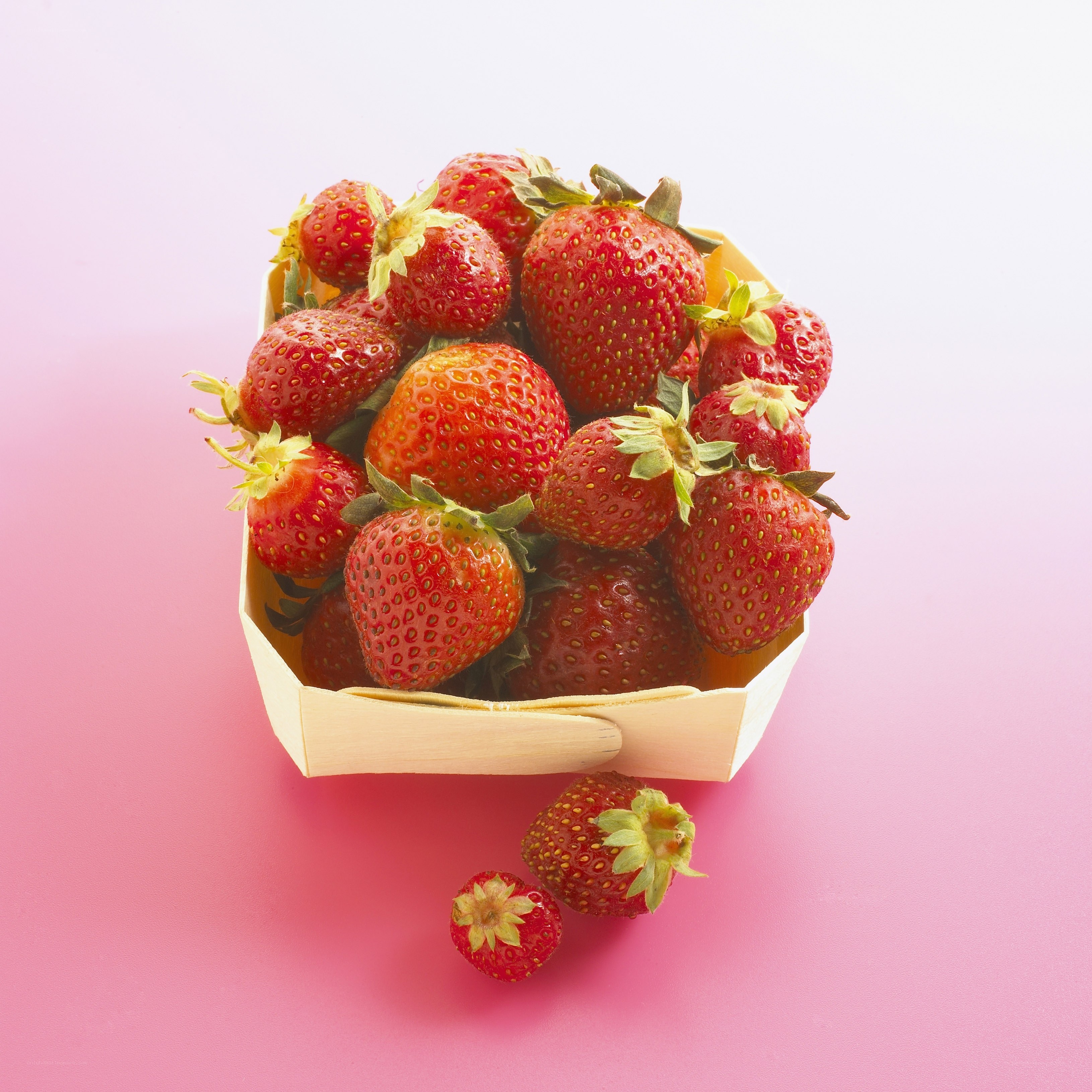Strawberries in a basket
