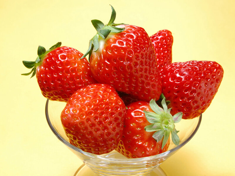 Strawberries in a Bowl