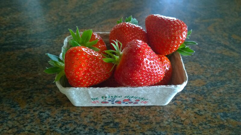 Strawberries in a Container