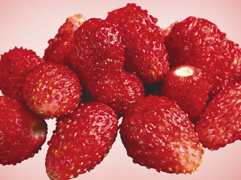 Strawberries in a Pile
