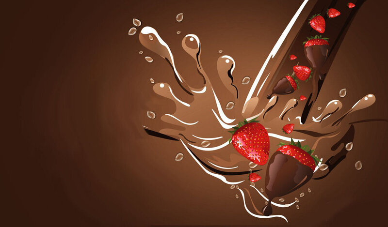 Strawberries in Chocolate