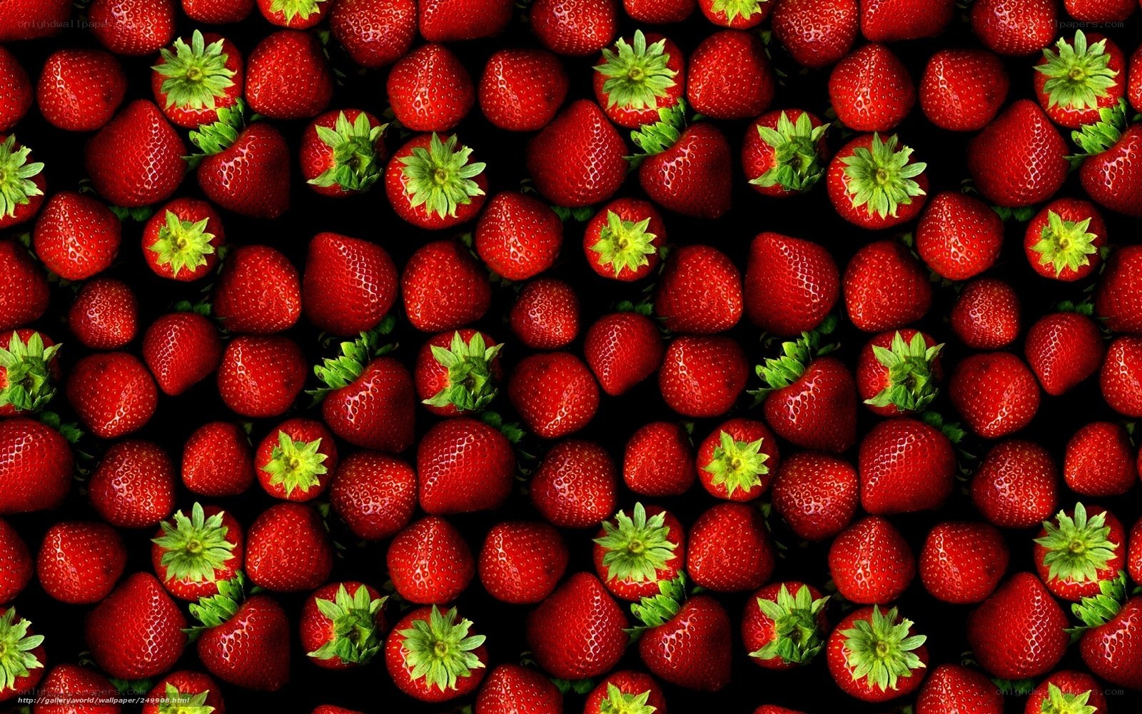 strawberries pattern background
