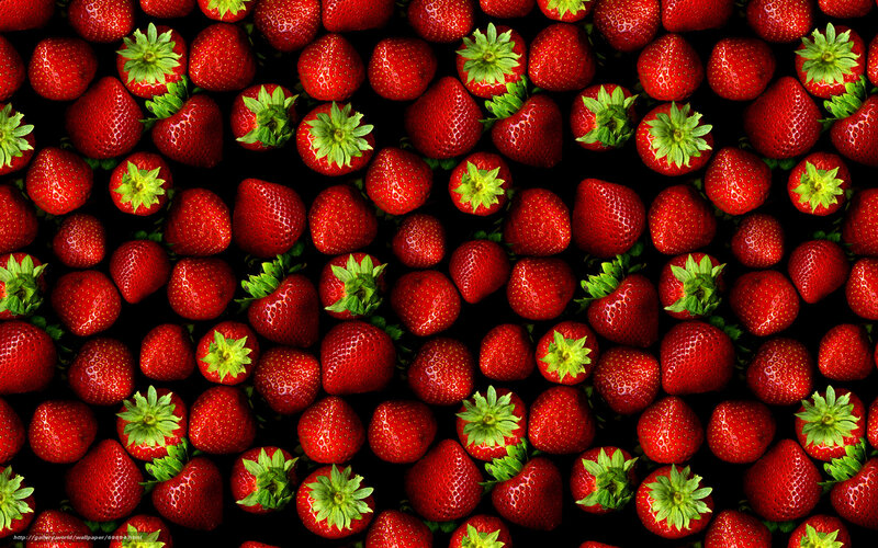 strawberries pattern background