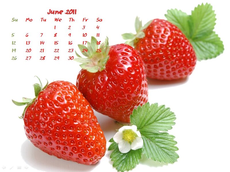 Strawberries with Leaves