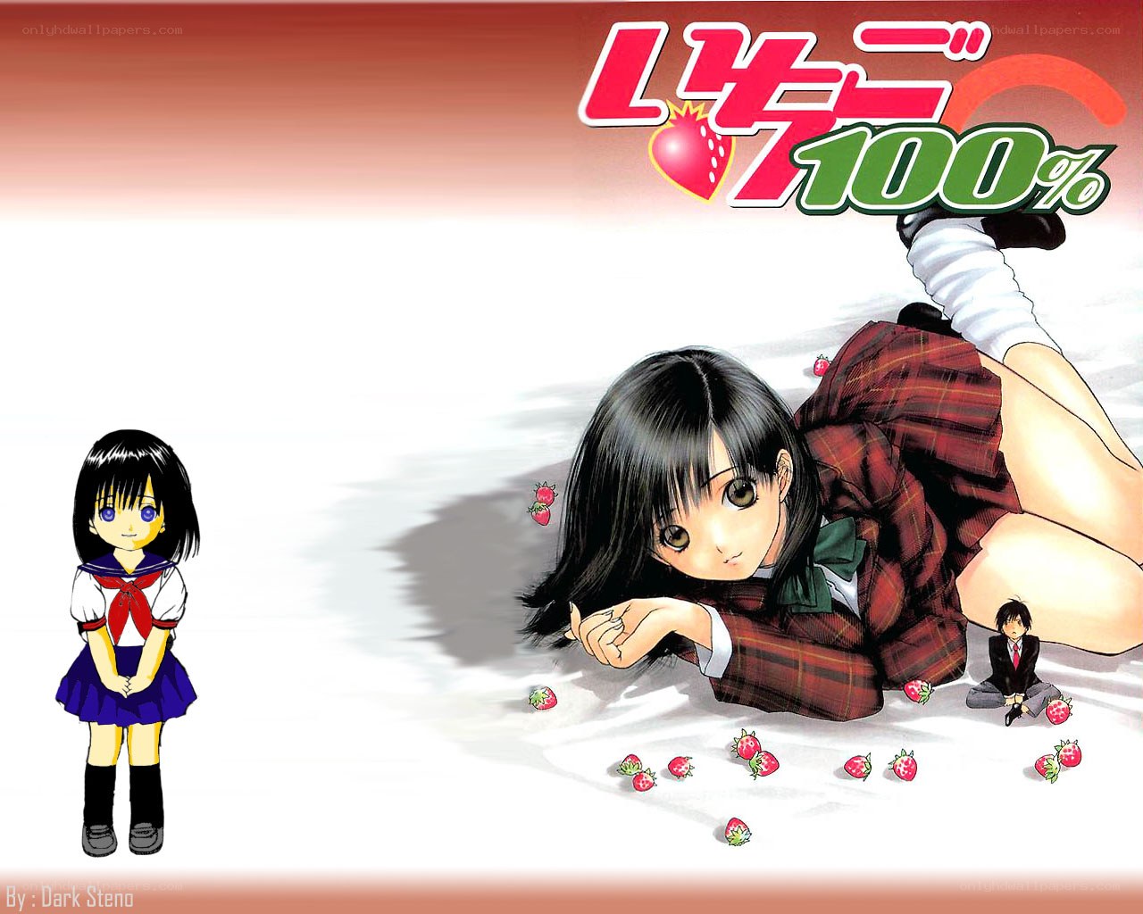 Strawberry 100% anime art