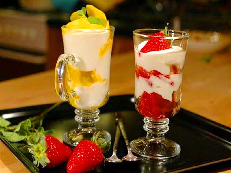 Strawberry and Mango Desserts