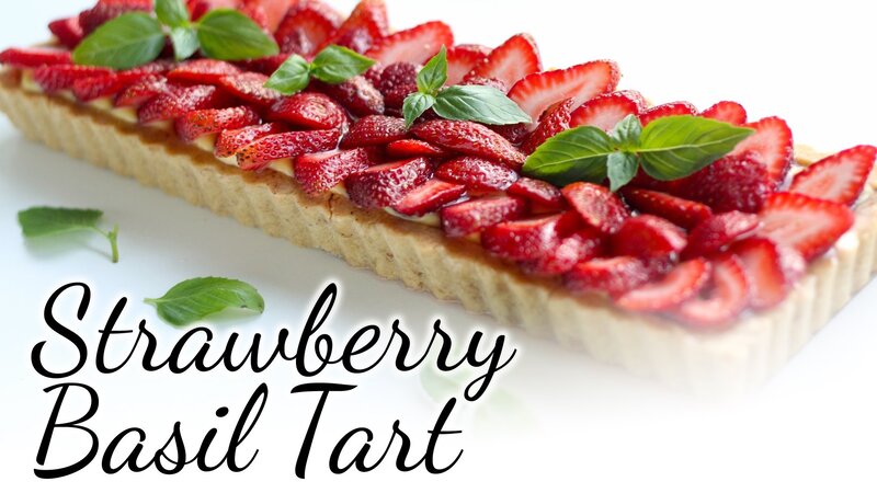 Strawberry Basil Tart