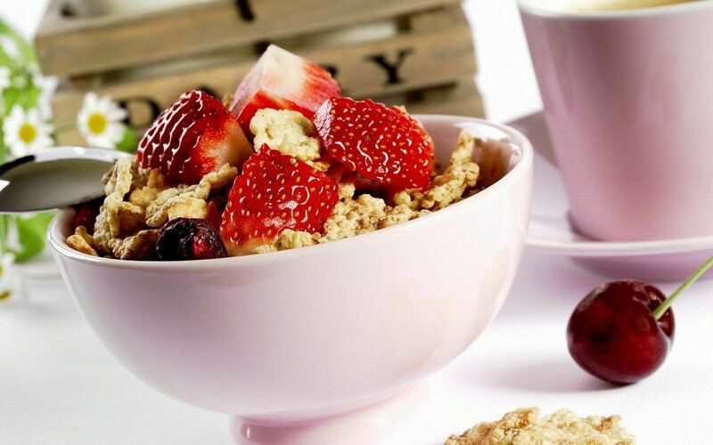 Strawberry Cereal Bowl