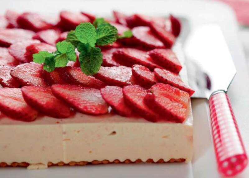 Strawberry Cheesecake — Red, Fresh