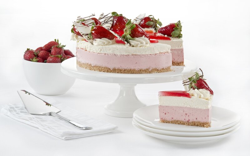 Strawberry Cheesecake — White, Clean