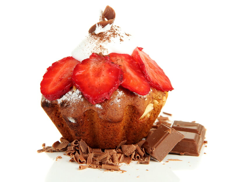 Strawberry Chocolate Muffin