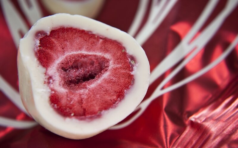 Strawberry Chocolate Truffle — Red