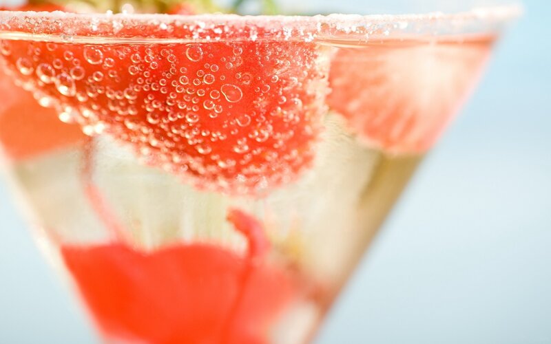 Strawberry Cocktail — Red, Refreshing, Afternoon, Photograph
