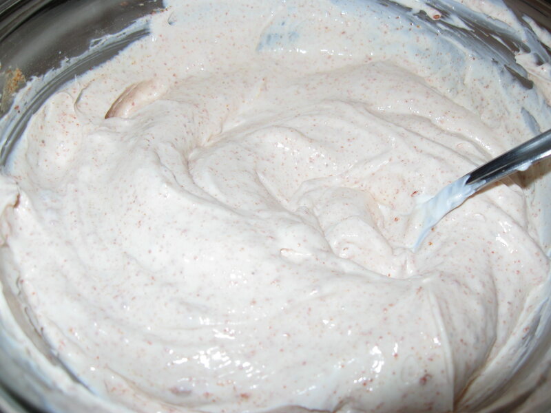 strawberry cream mixture