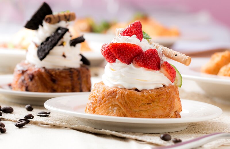 Strawberry Cream Pastries