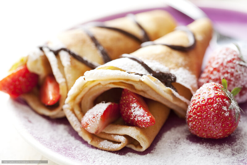 Strawberry Crepes — Purple