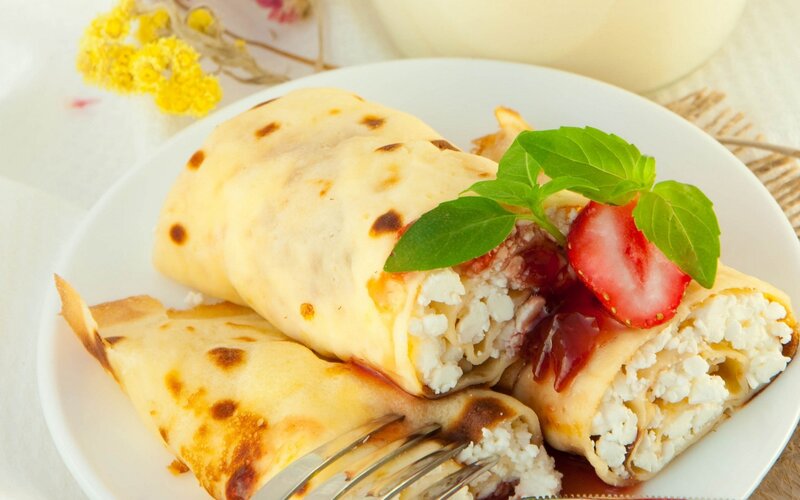 Strawberry Crepes