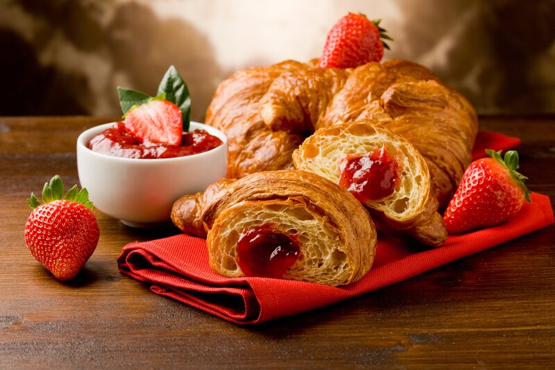 Strawberry Croissants