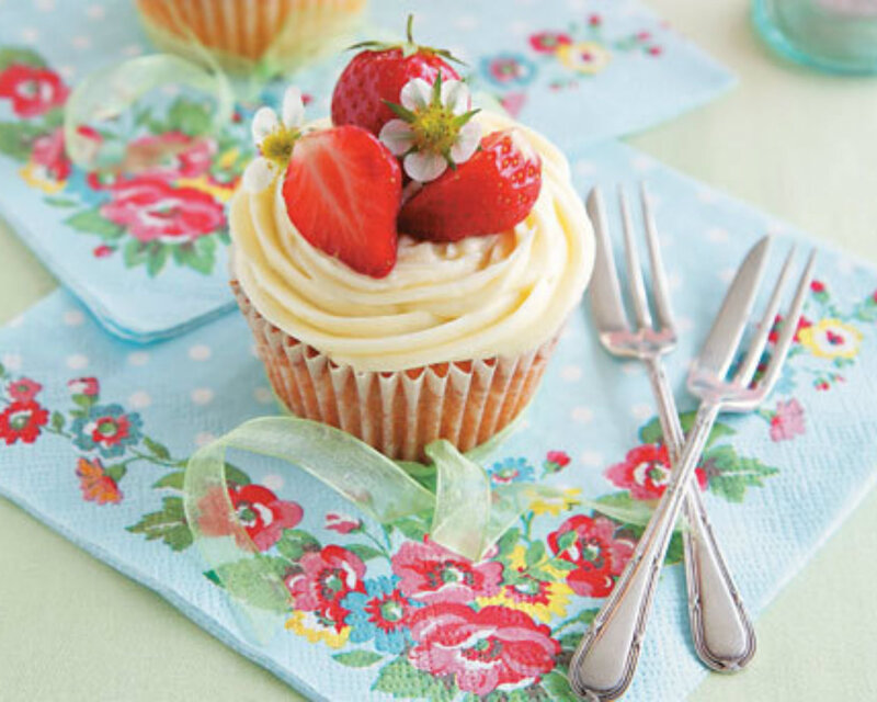 Strawberry Cupcake — Blue