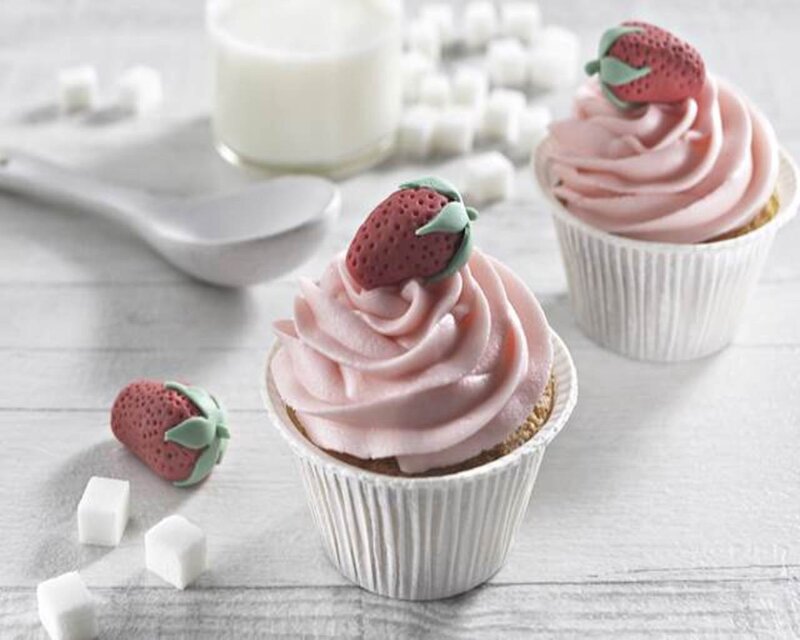 Strawberry Cupcakes — Pink, Calm
