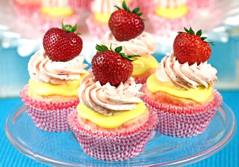 Strawberry Cupcakes — Pink