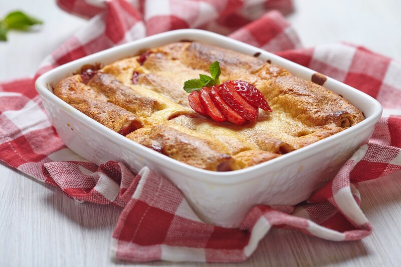Strawberry Custard Dessert