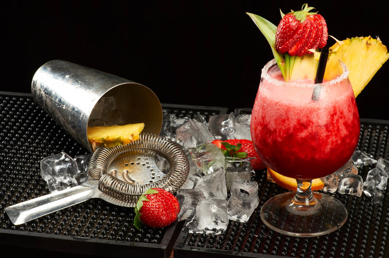 Strawberry Daiquiri Cocktail — Red