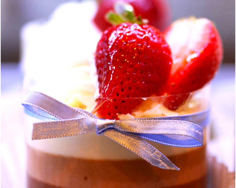 Strawberry Dessert in a Cup