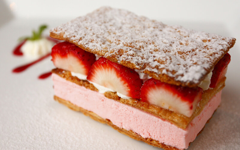 Strawberry Dessert Pastry