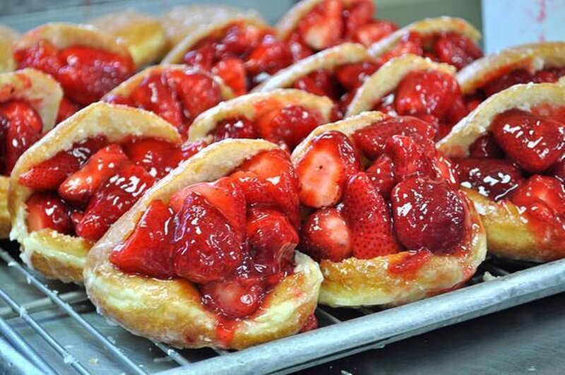 Strawberry-filled Pastries