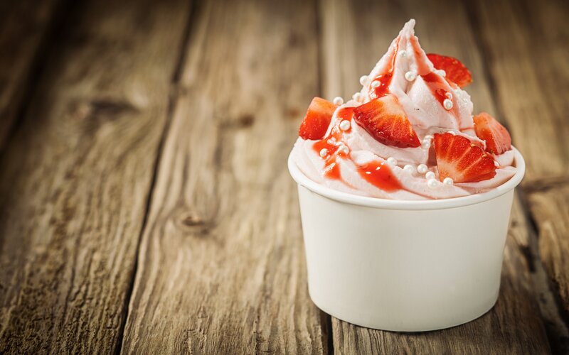 Strawberry Frozen Yogurt