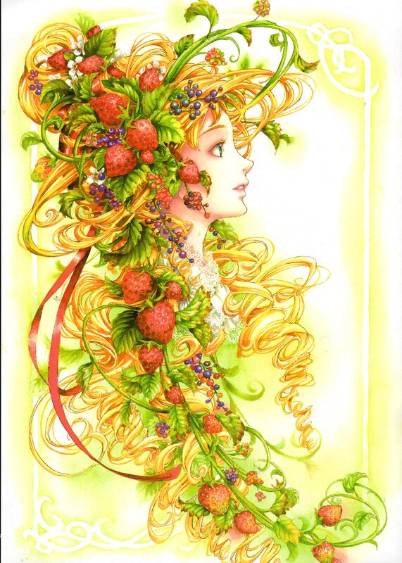 strawberry-haired maiden