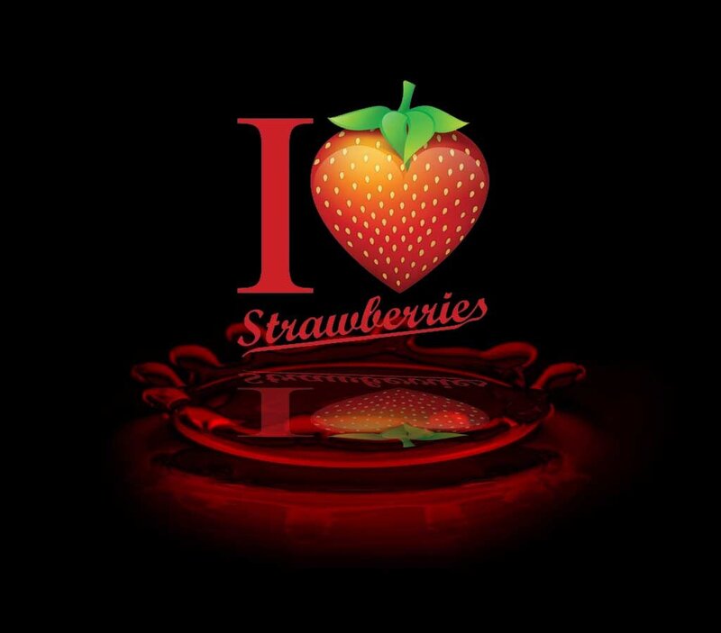 Strawberry Heart Logo