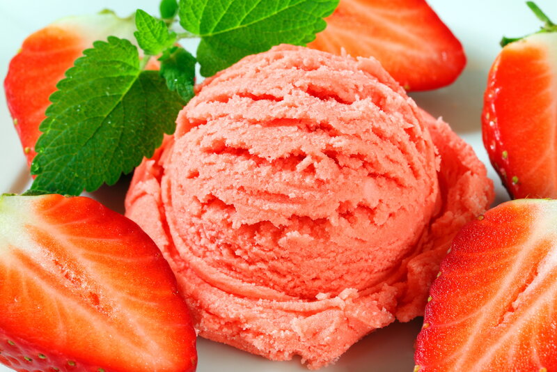 Strawberry Ice Cream Scoop