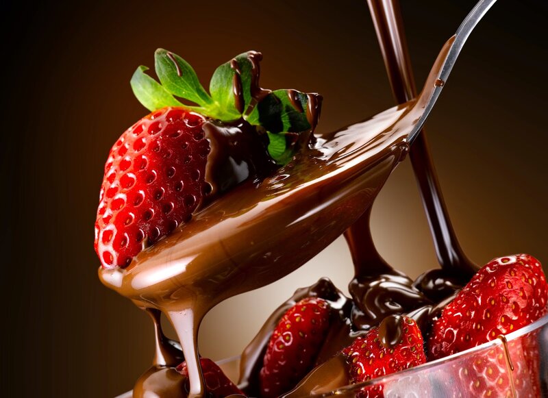 Strawberry in Chocolate — Brown