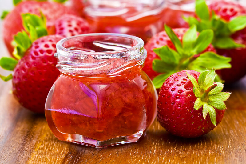 Strawberry Jam Jar