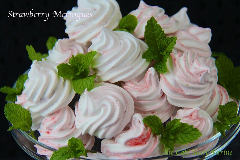 Strawberry Meringues