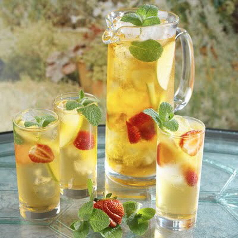 strawberry mint iced tea