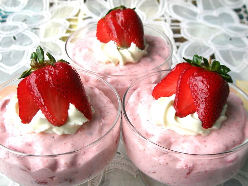 Strawberry Mousse Desserts