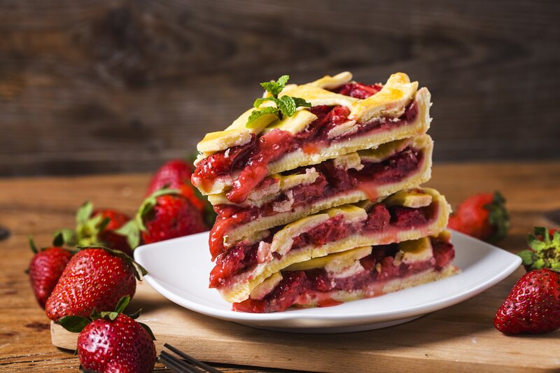 Strawberry Pie Stack