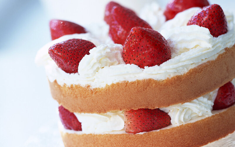 Strawberry Shortcake — Red, Appetizing