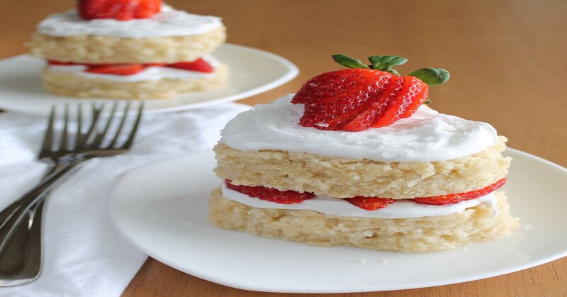 Strawberry Shortcake — White, Appetizing