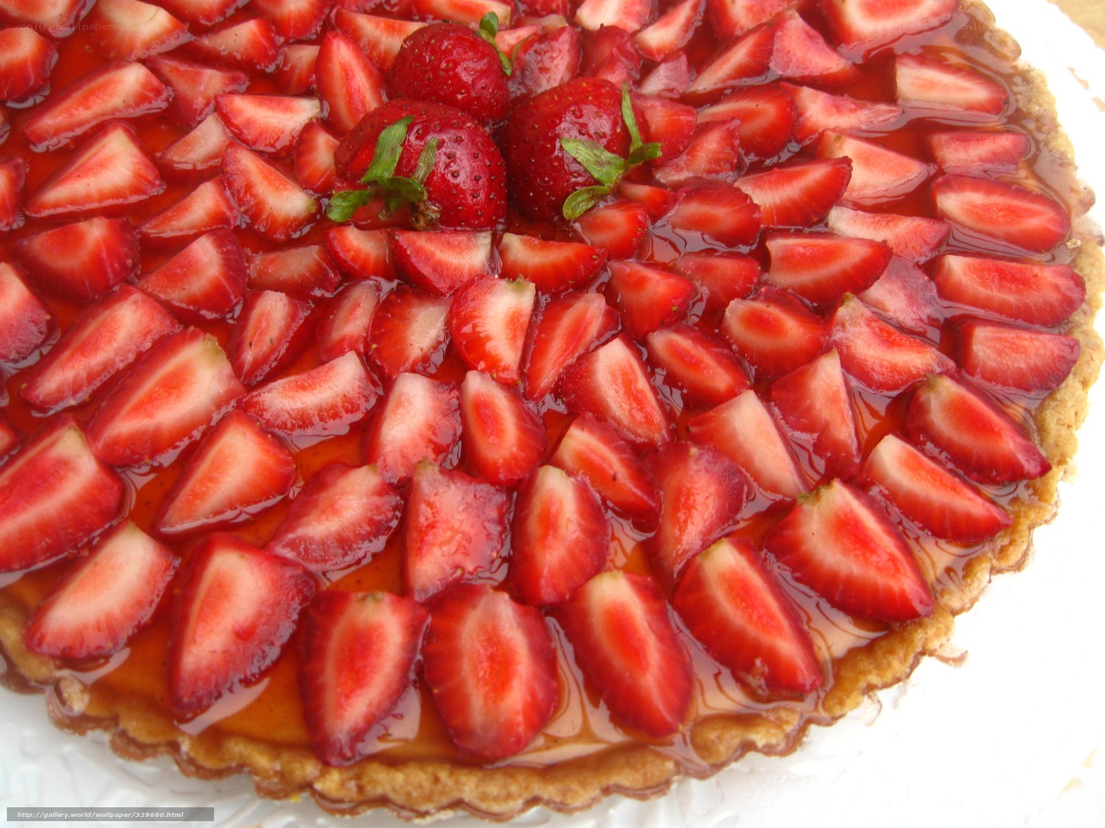 strawberry tart dessert