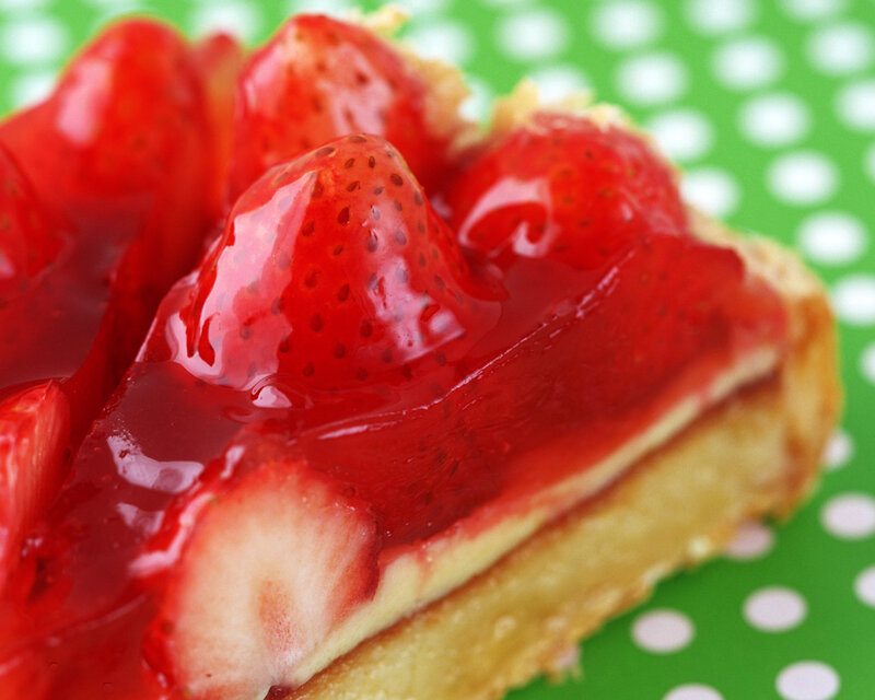 Strawberry Tart Slice