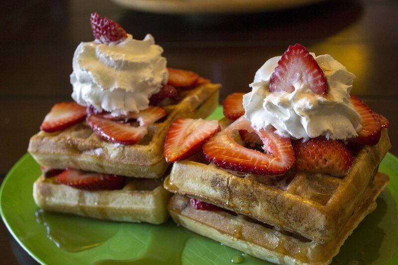 Strawberry Waffles