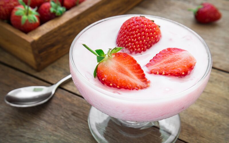 Strawberry Yogurt Dessert