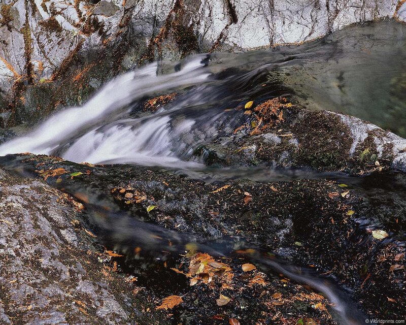 Stream flowing over rocks