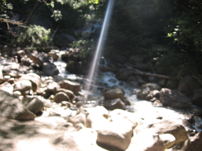 Stream Flowing over Rocks — Brown, Natural
